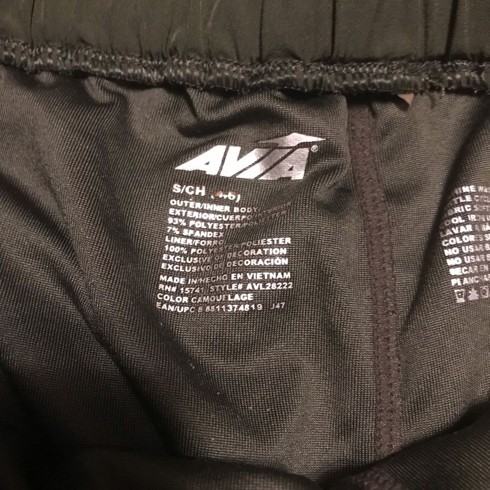 Avia Olive Green Women's Athletic Shorts S - Picture 3 of 5